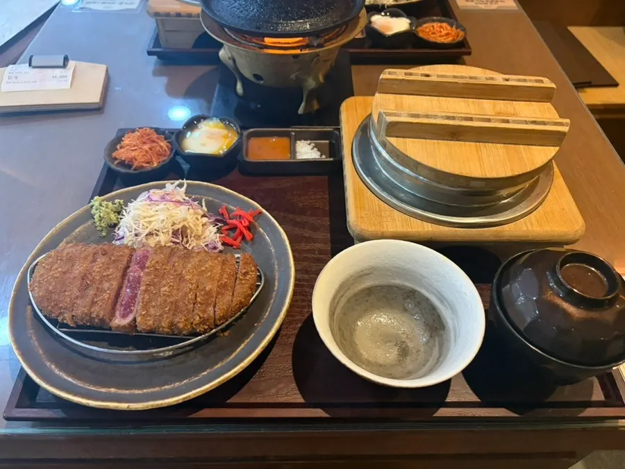 Smoked gyukatsu set order components