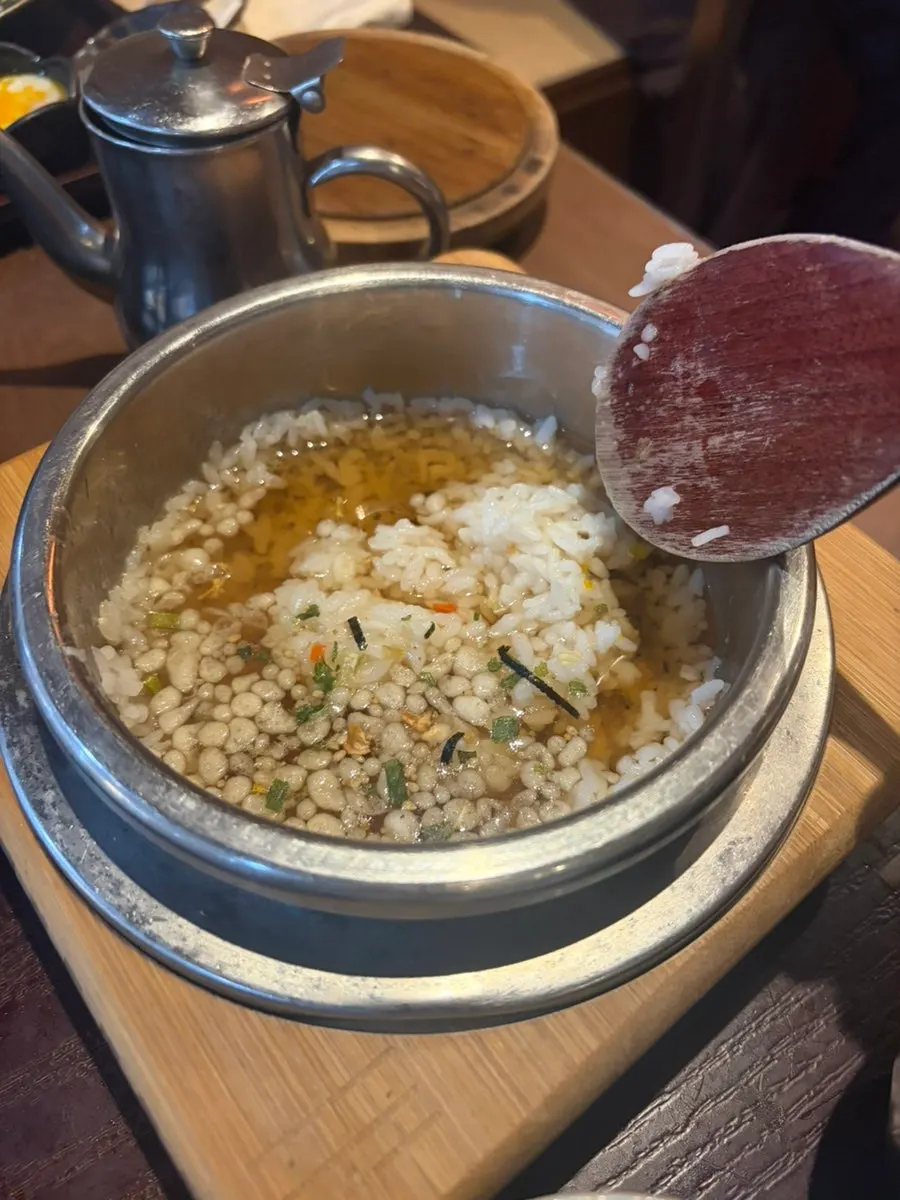 Ochazuke with katsuobushi broth