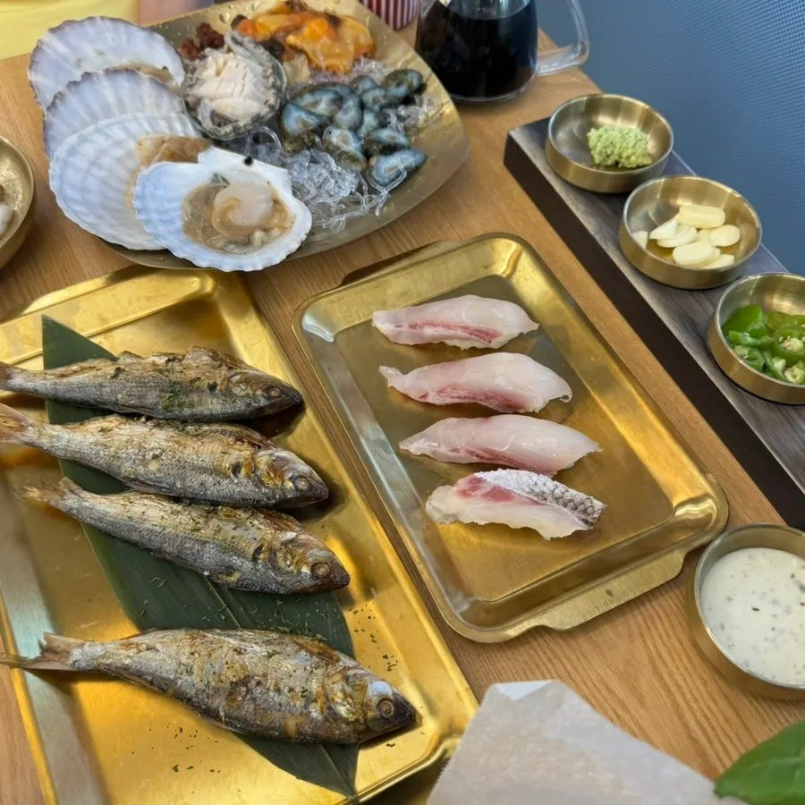 Sushi and fried dishes from the Signature Feast