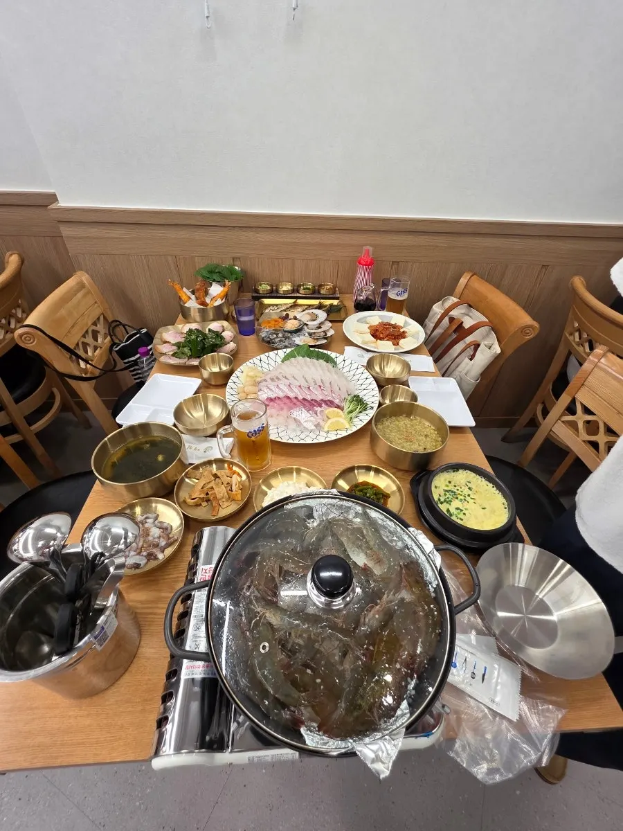 서비스로 받은 생맥주 한 잔