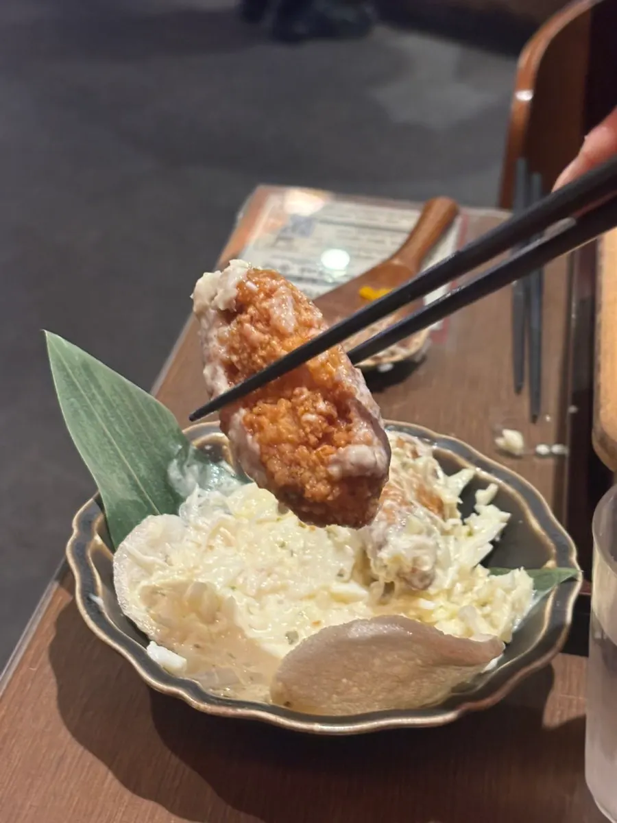 Chicken nanban with tartar sauce