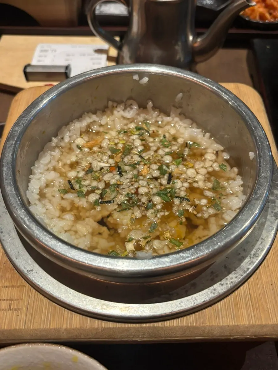 Sungnyung with katsuo broth