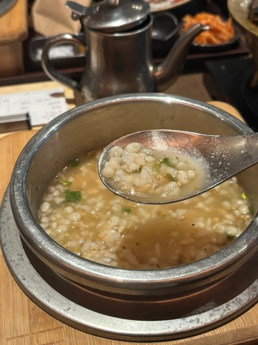 Katsuo broth with furikake added