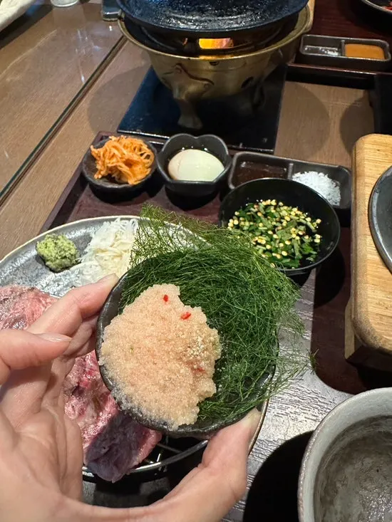 Smoked yakiniku meat