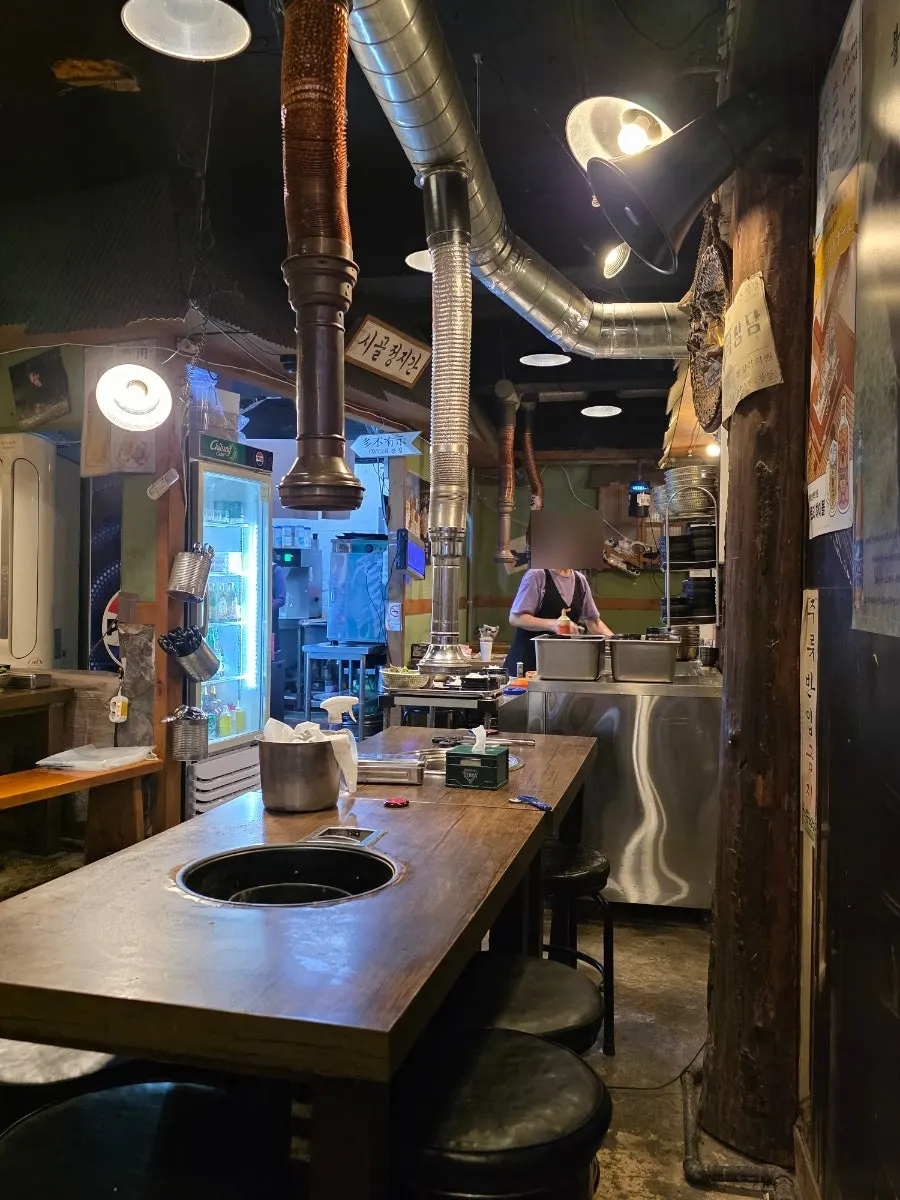 Interior space at Mapo Mokjang
