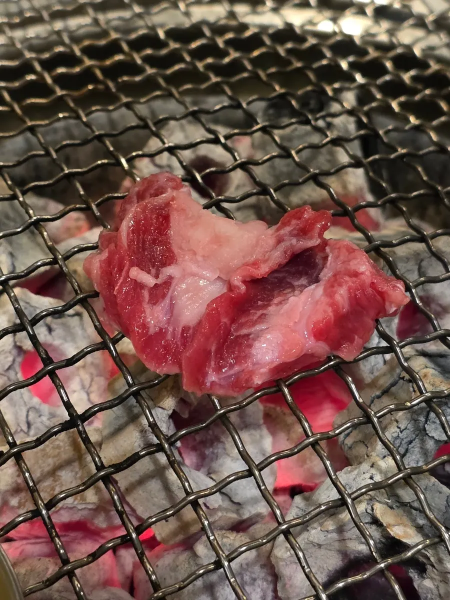 1.2 kg of clean-tasting beef rib meat at Mapo Mokjang near Mapo Station