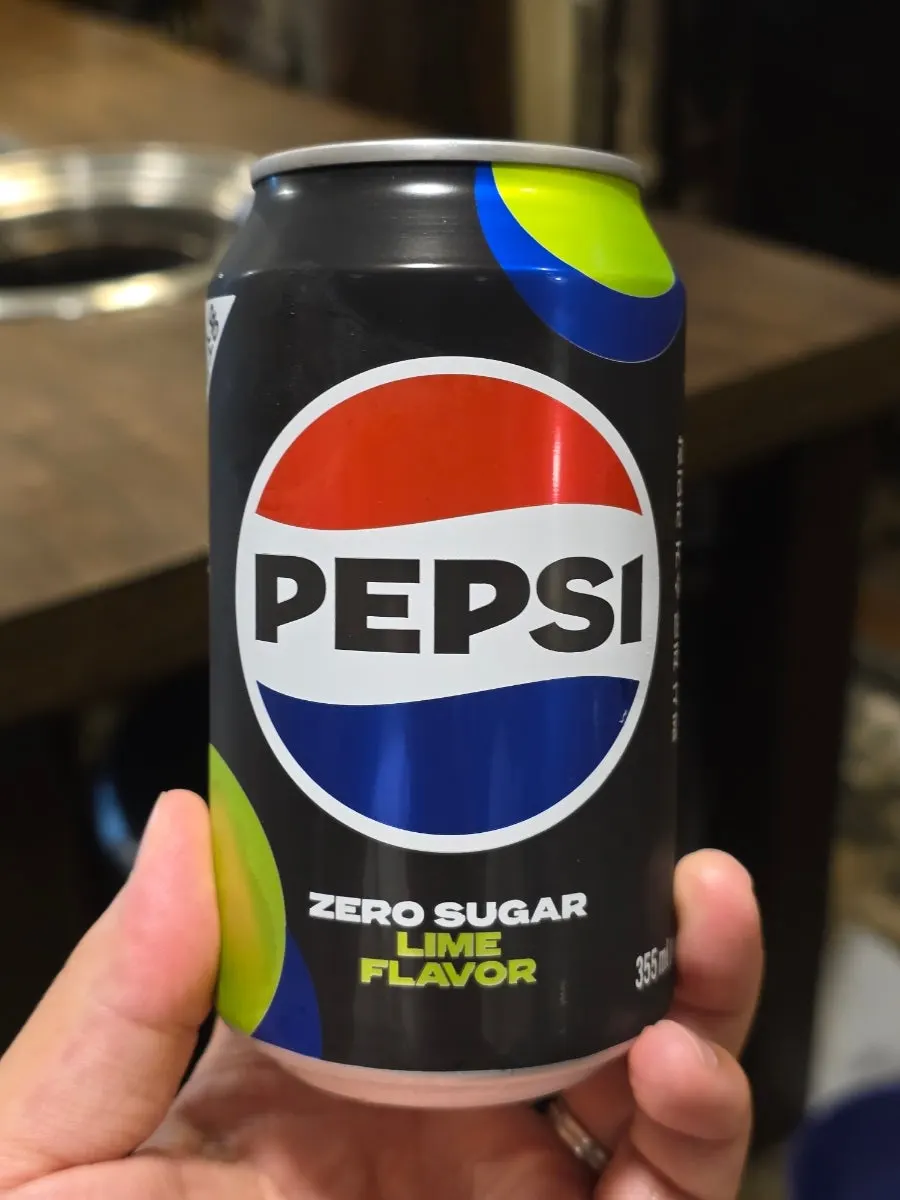 Zero Coke to finish the meal