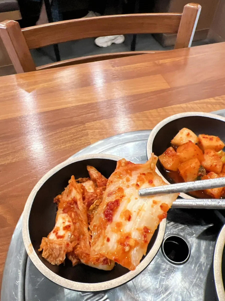 Garlicky, spicy-fresh style kimchi