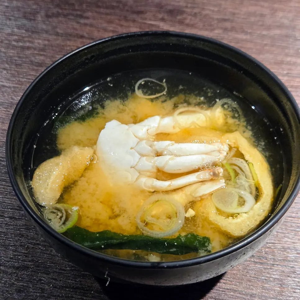 Close-up of the tender steamed abalone