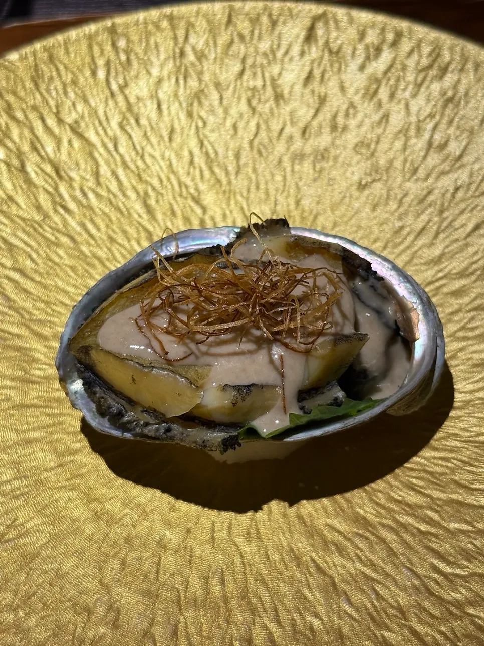 토마토 절임과 무화과, 소라 식전 요리