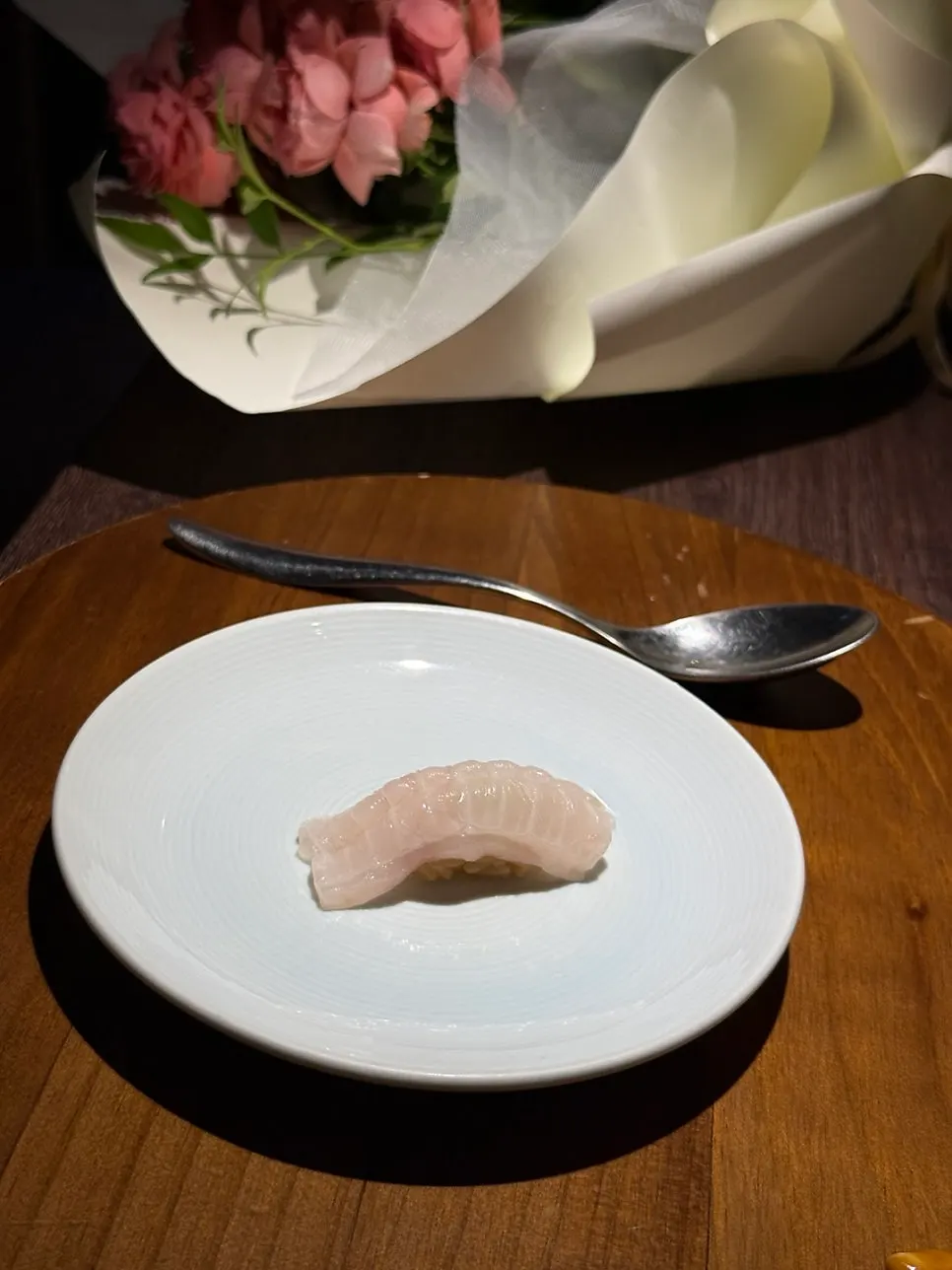 숙성 도미 스시와 샤리