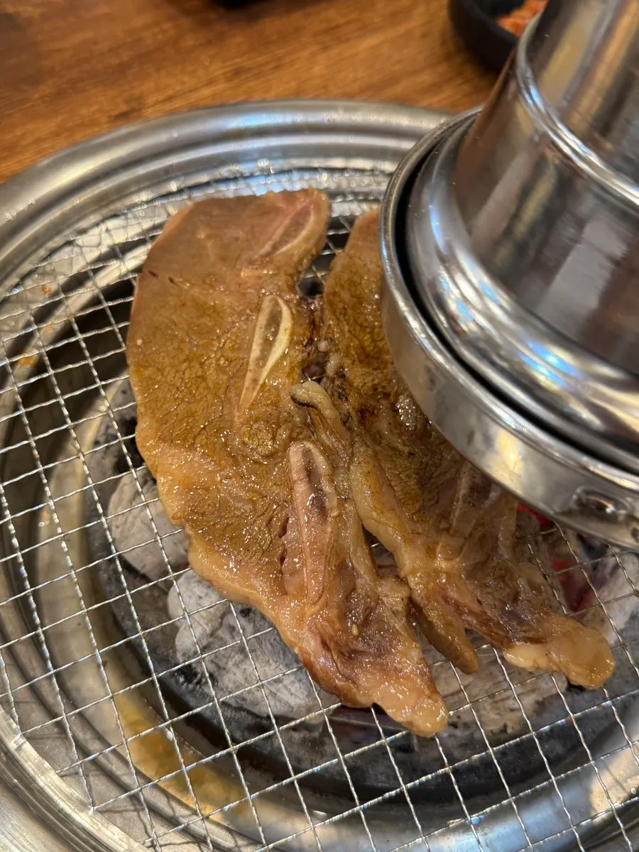 LA galbi with bones removed, served with white rice