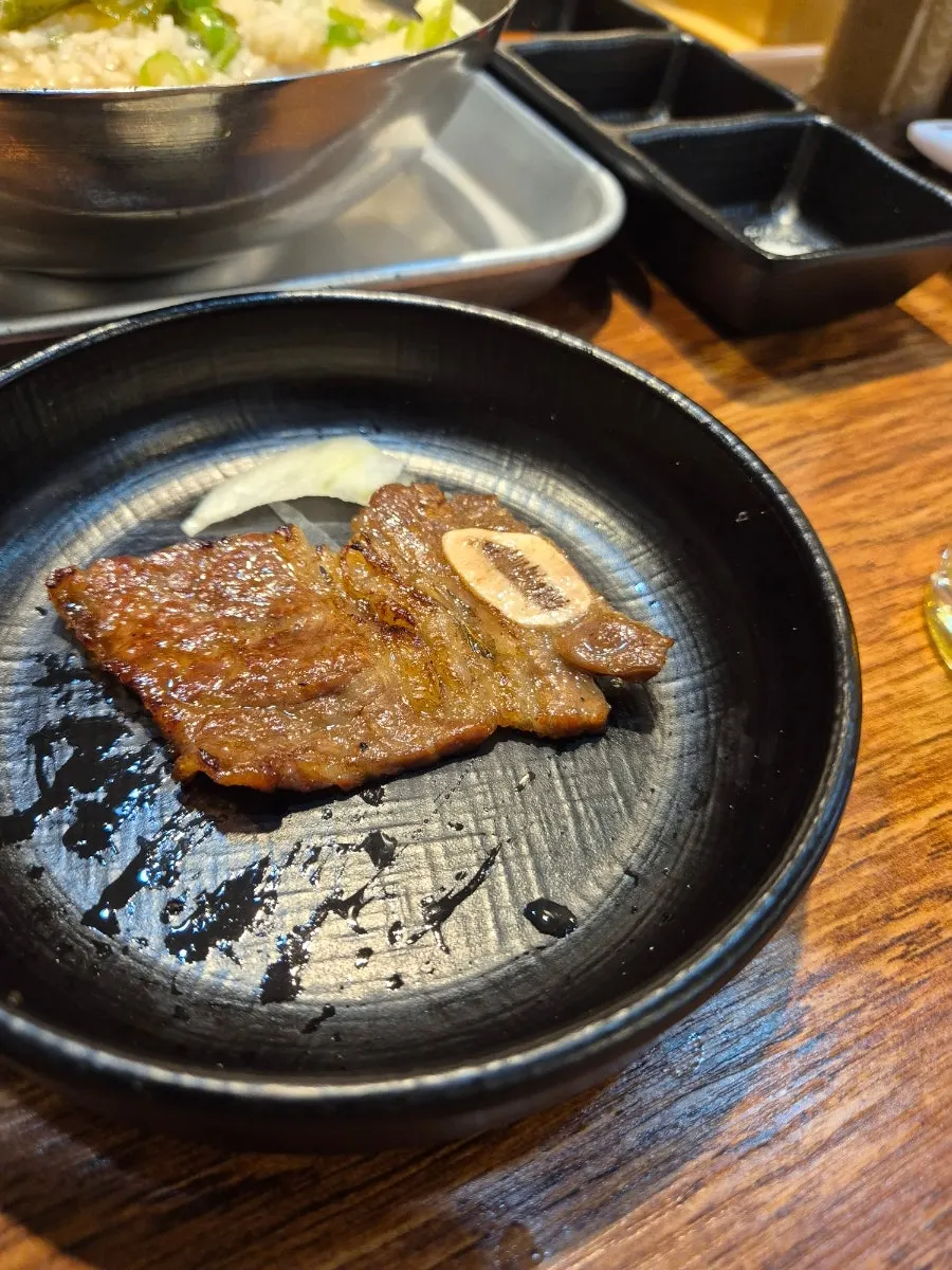 Finishing off the beef assorted platter