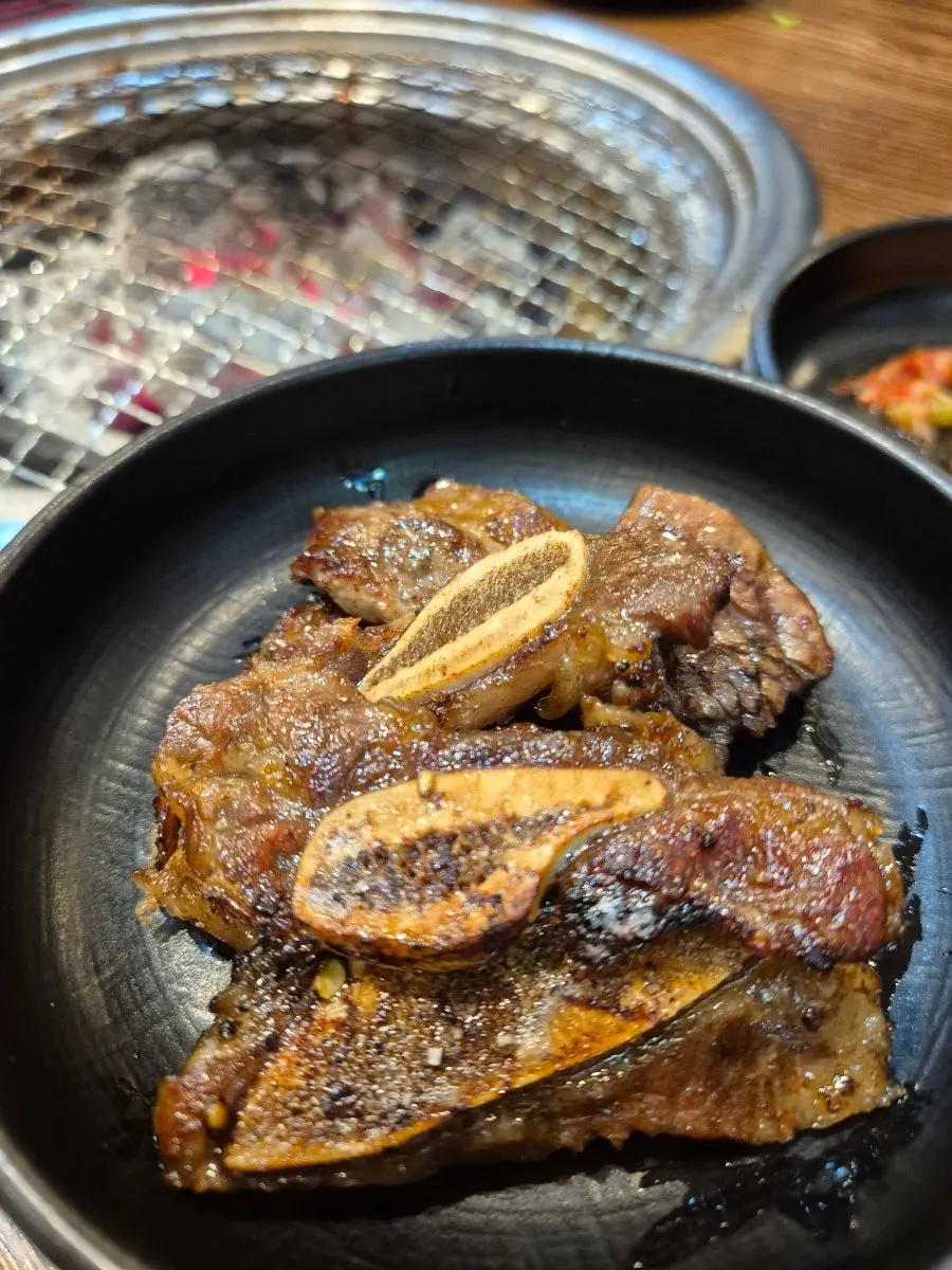 A piece of beef grilled to a golden brown