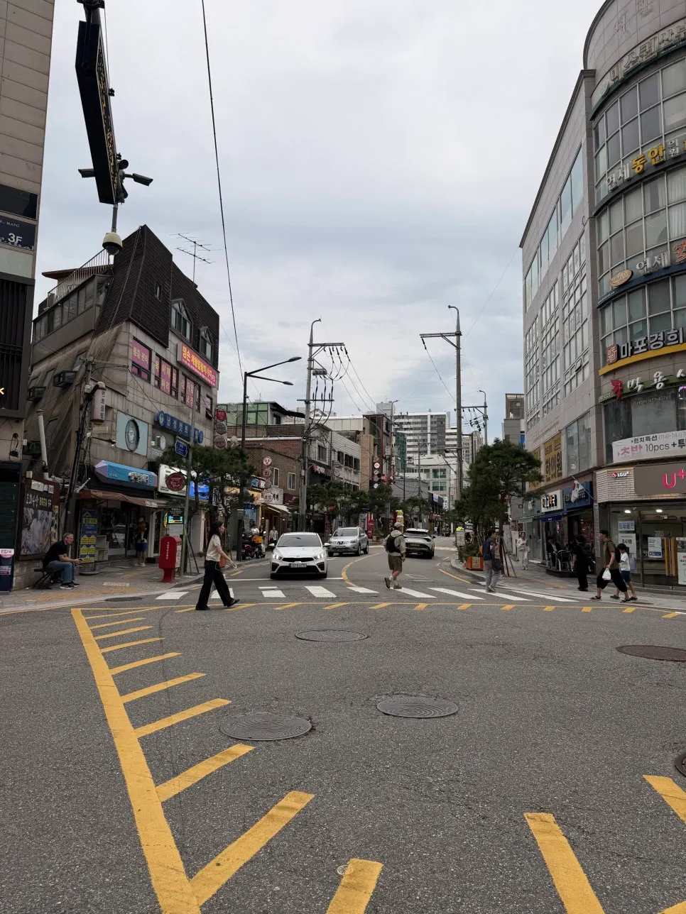 마포역 우시장회관으로 가는 골목길