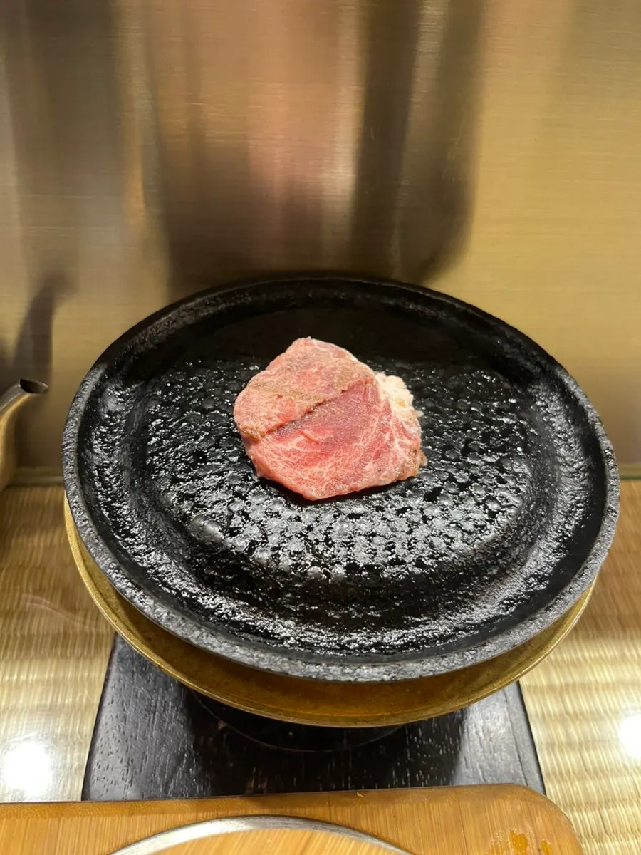 Individual grill cooking yakiniku