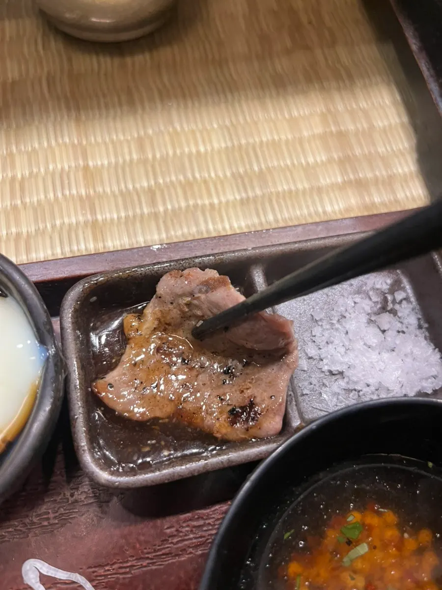 Yakiniku with house-made sauces