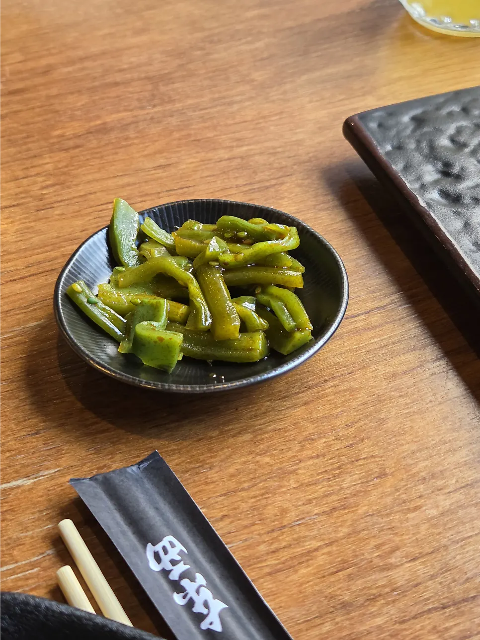 QR ordering and basic side dish