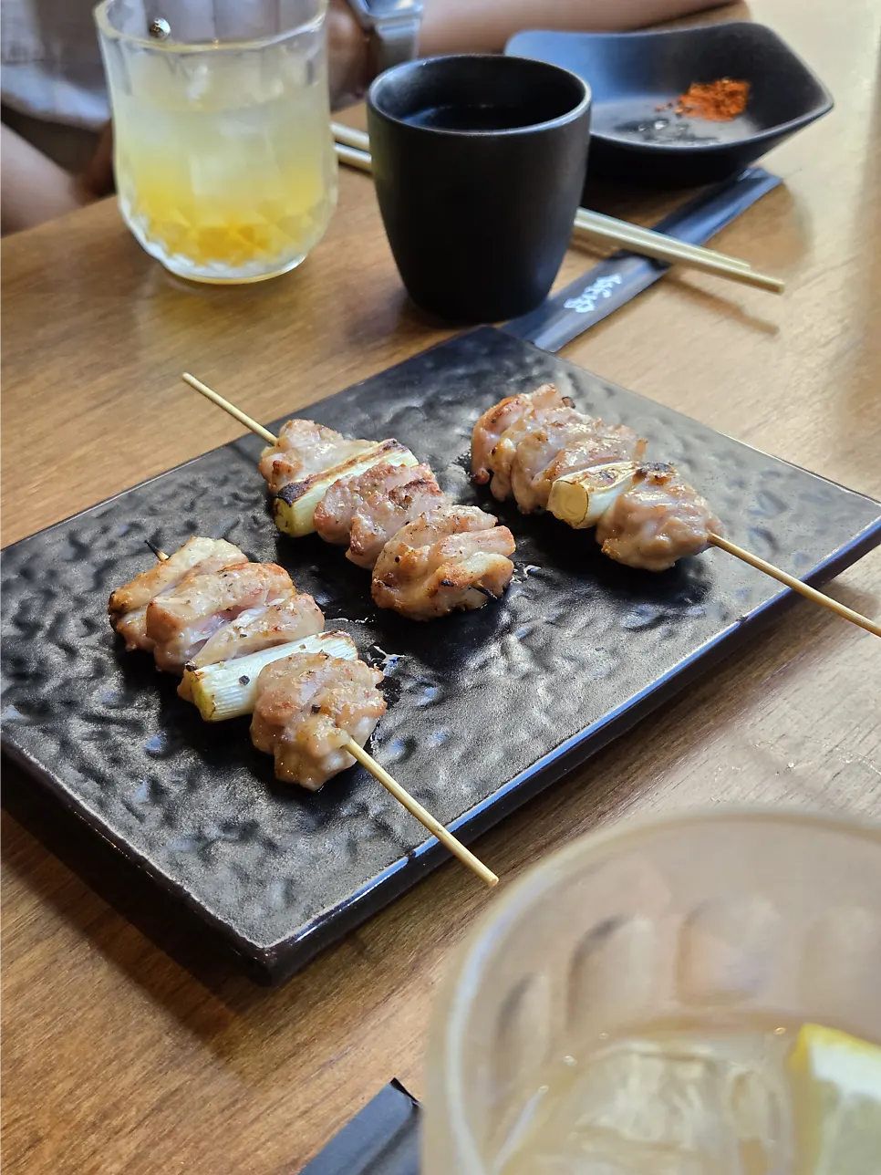 Negima with chicken thigh and scallion