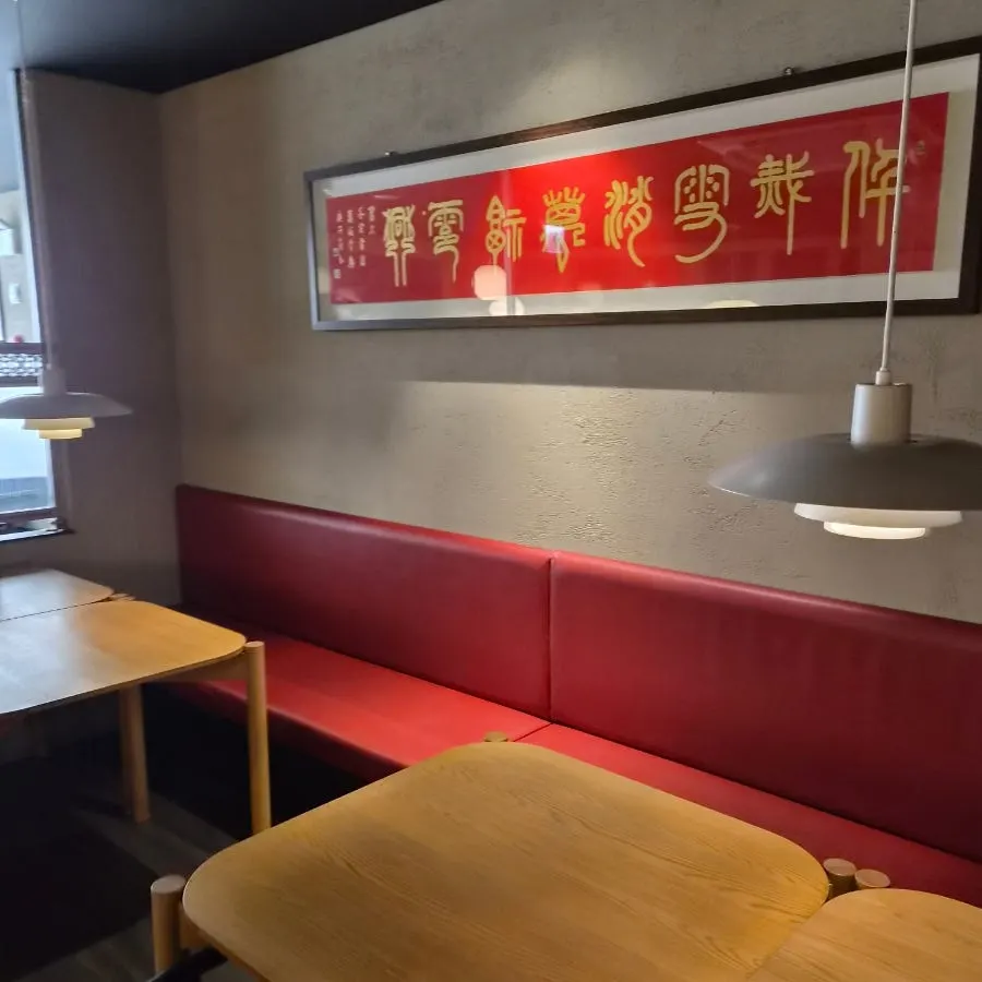 Decorative interior details around the restaurant