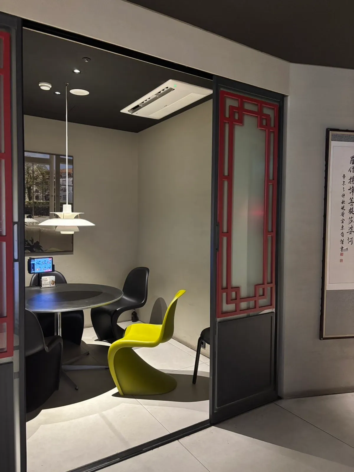 Stylish space at a Marine City Chinese restaurant