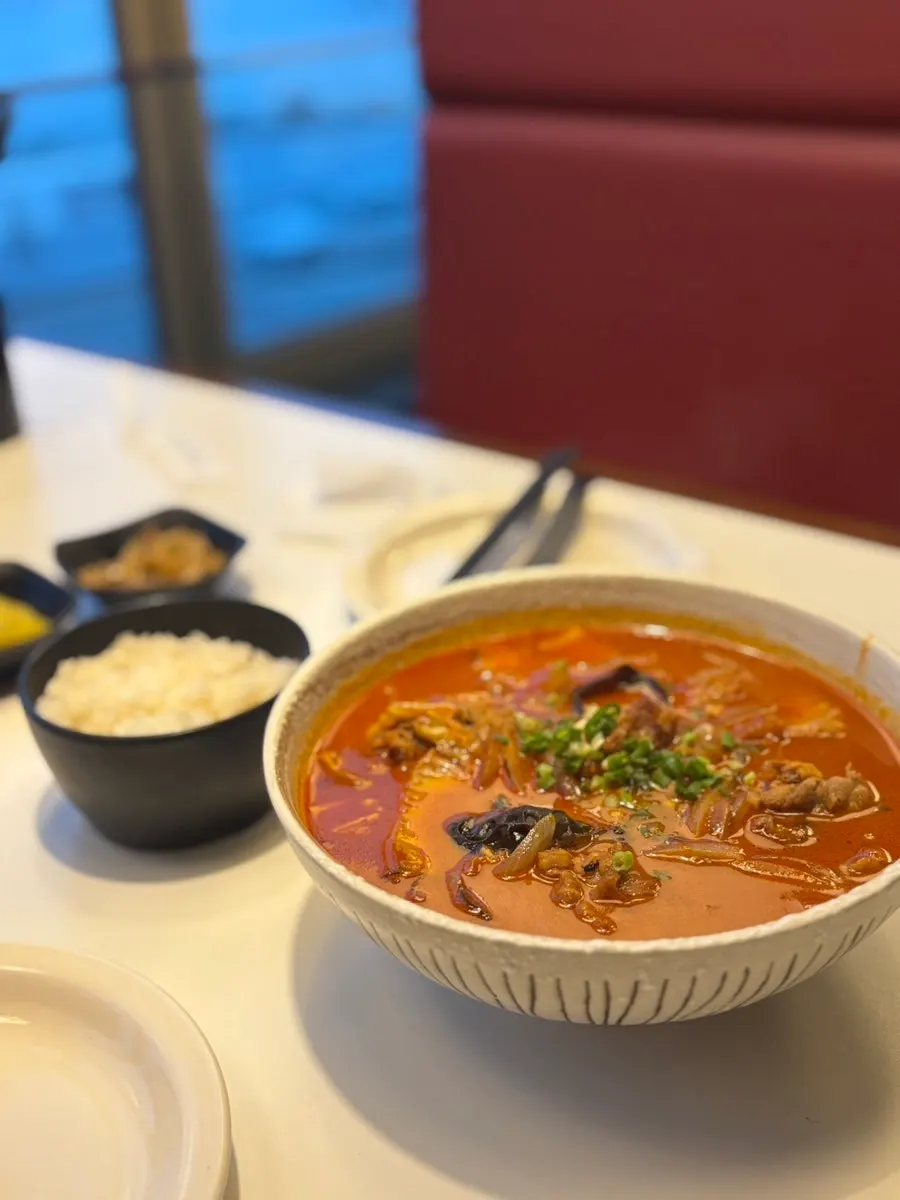 Beef brisket jjamppongbap