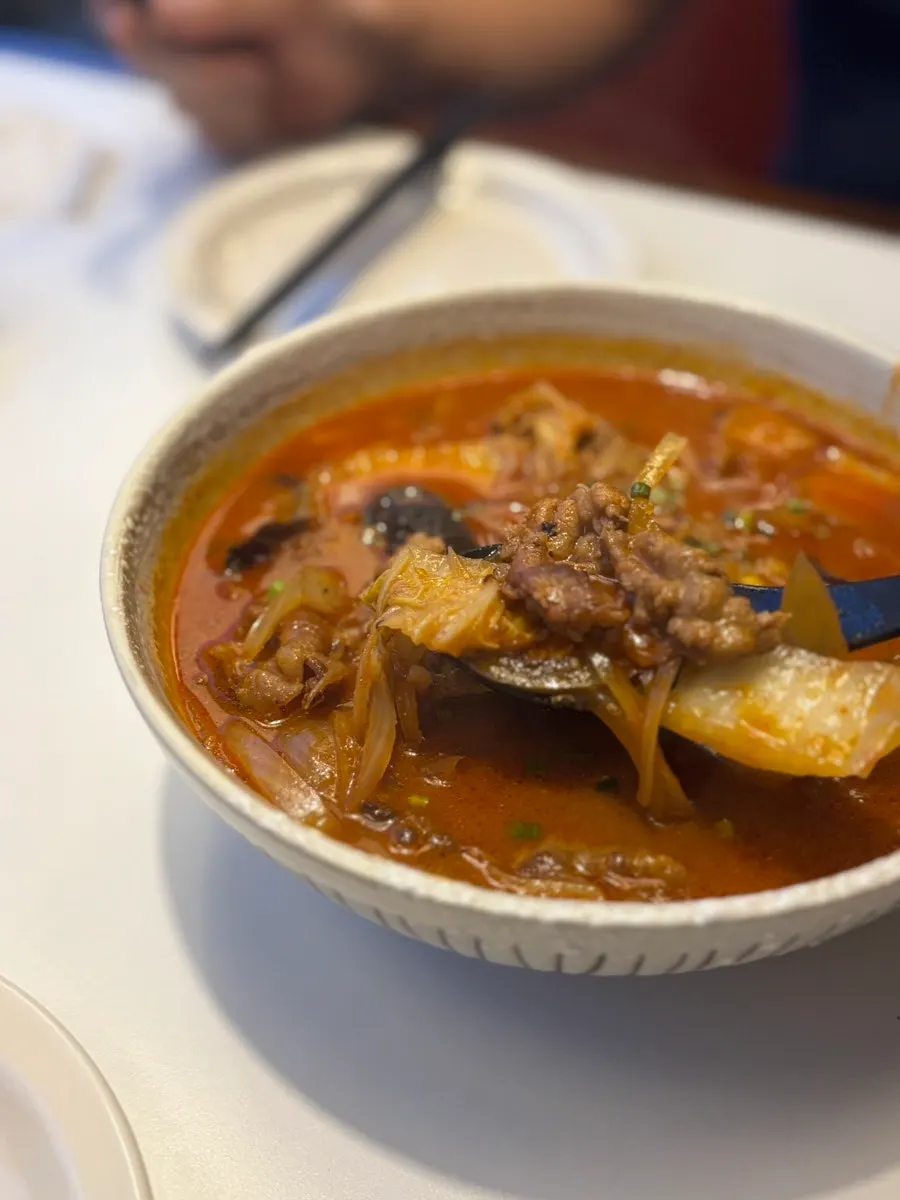 Beef brisket jjamppong full of wok aroma