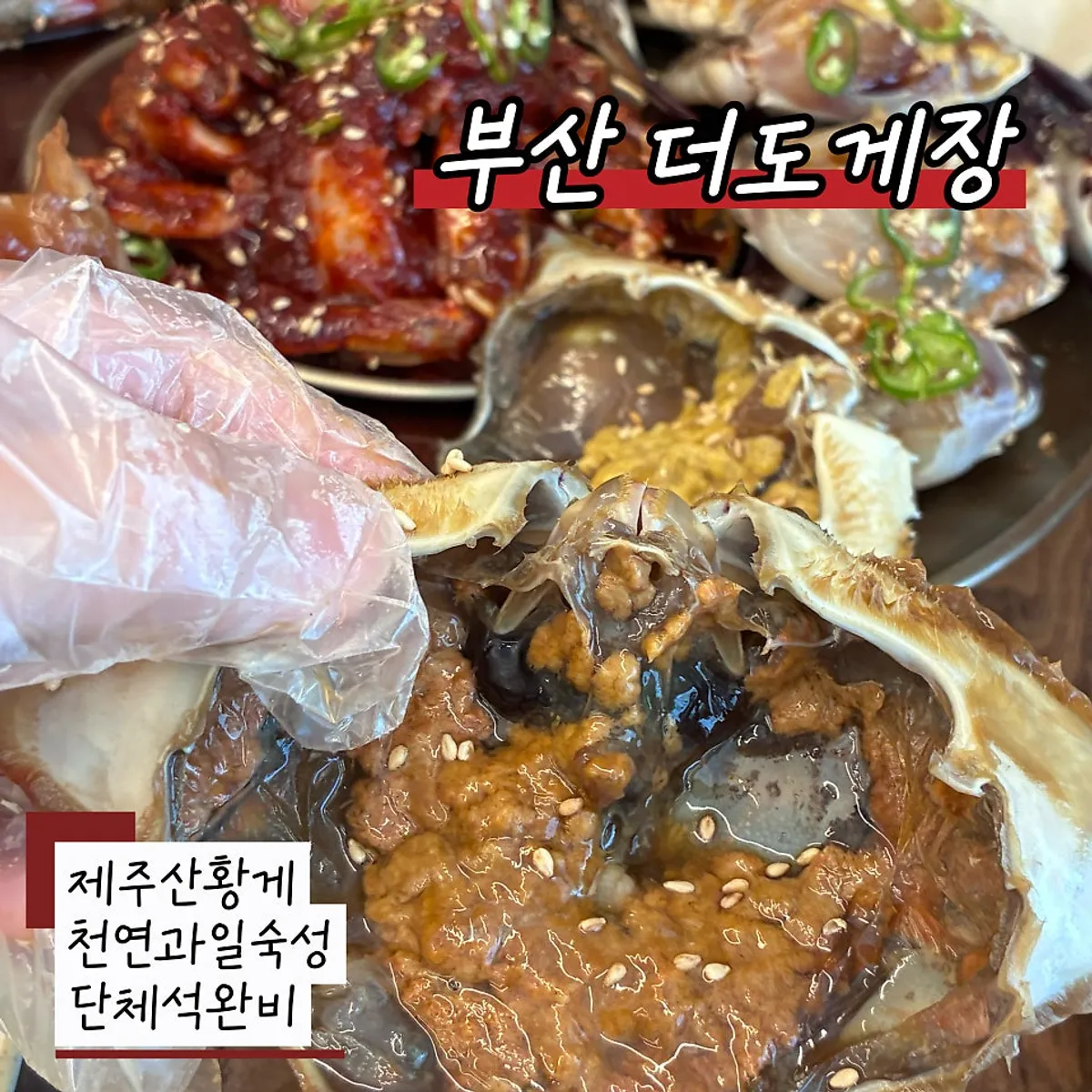 Main photo of the mixed marinated seafood set at Deodo Gejang in Marine City