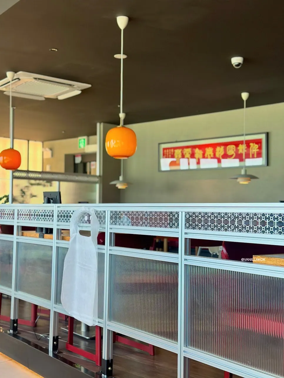 Menu prices at a Marine City ocean-view Chinese restaurant