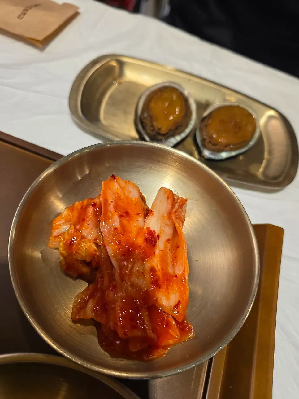 Full spread of side dishes at Yun Sikdang's set meal