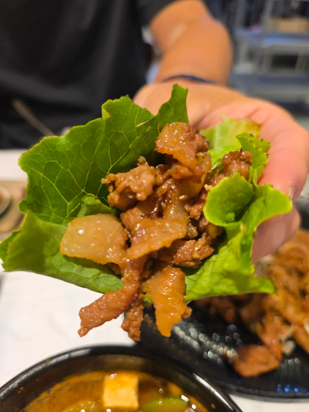 Charcoal-grilled bulgogi at Yun Sikdang
