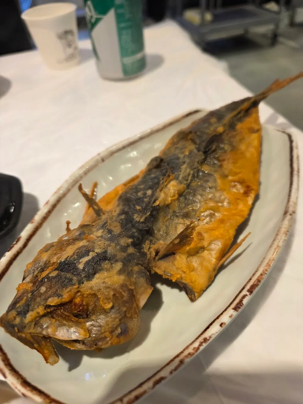 Crispy grilled mackerel at Yun Sikdang