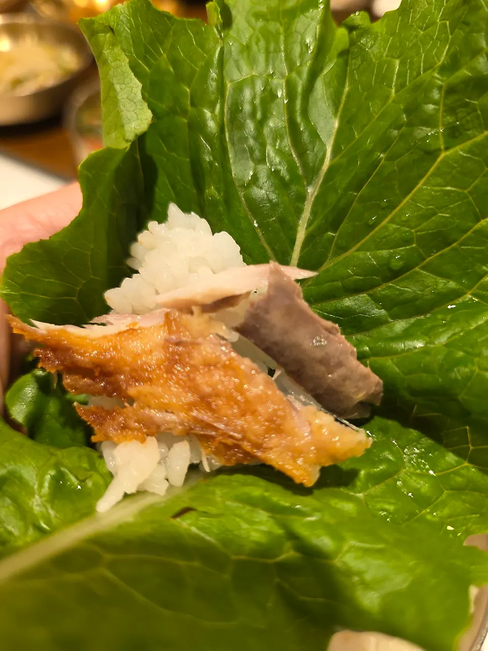 A meal at Yun Sikdang finished with two bowls of rice