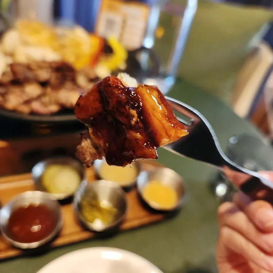 따뜻하게 즐기는 샤슬릭 고기