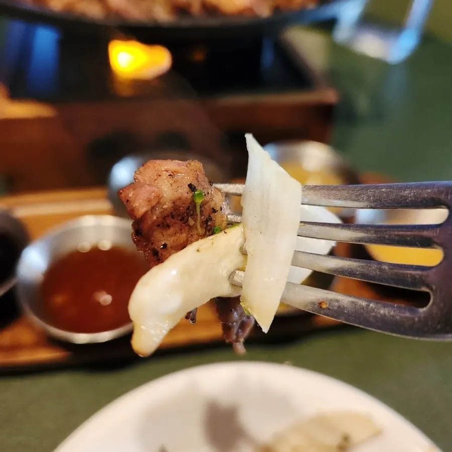 따뜻하게 즐기는 샤슬릭 고기