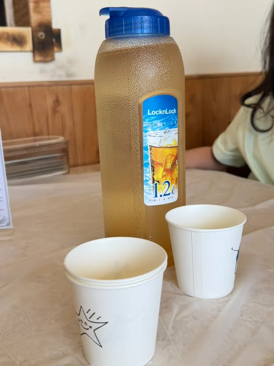 A cup of savory tea on the table