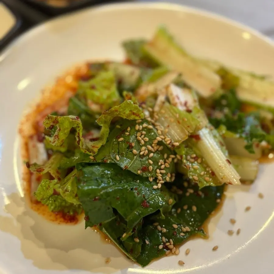 밑반찬으로 나온 두부김치