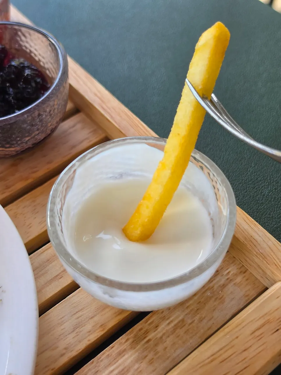 Close-up of crispy truffle fries
