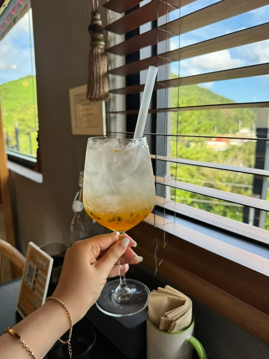 House-made passion fruit ade
