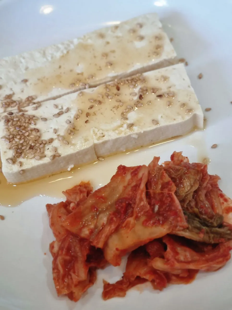 쌈채소와 밑반찬 상차림