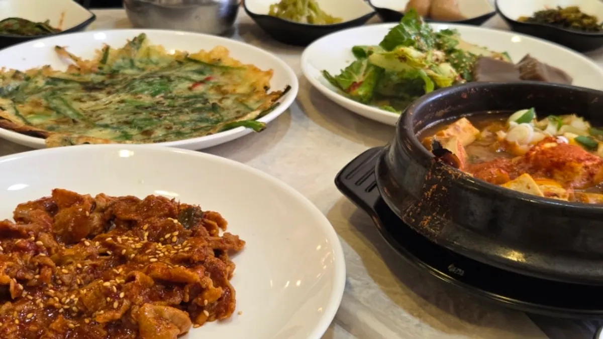 Signature ssamjang served with ssam vegetables