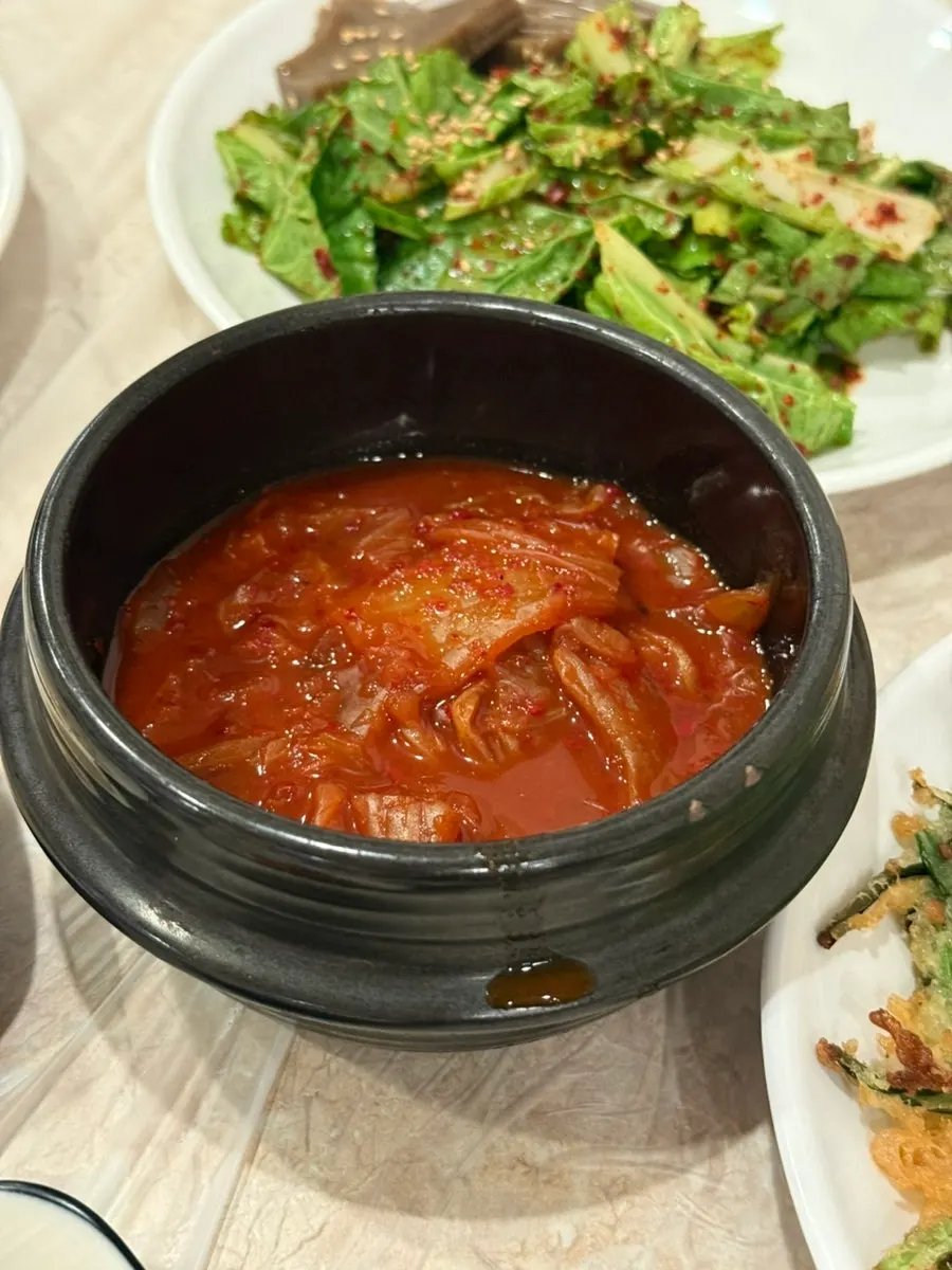 Main dishes in the Korean set meal