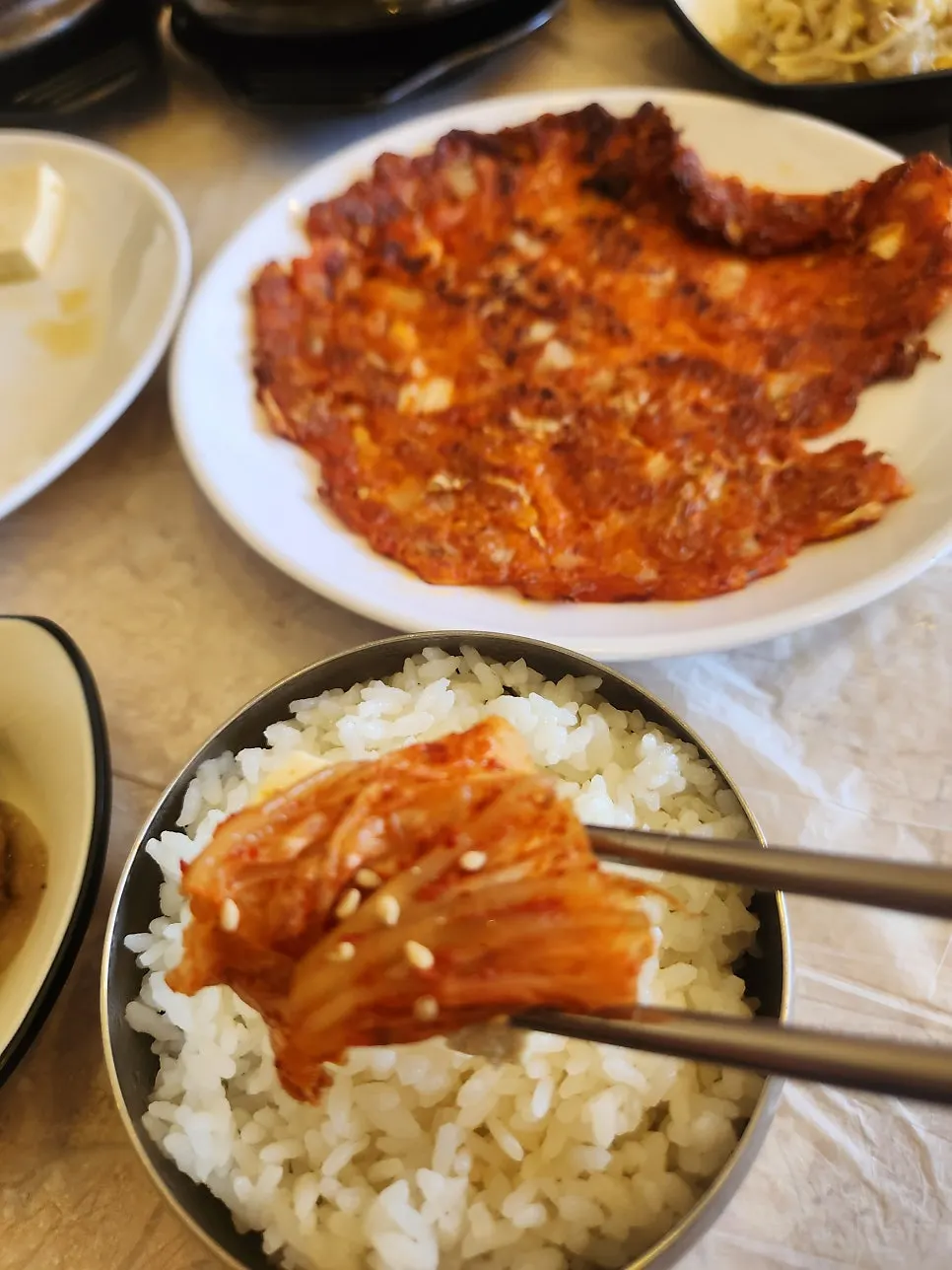 꽃게가 들어간 해물된장찌개