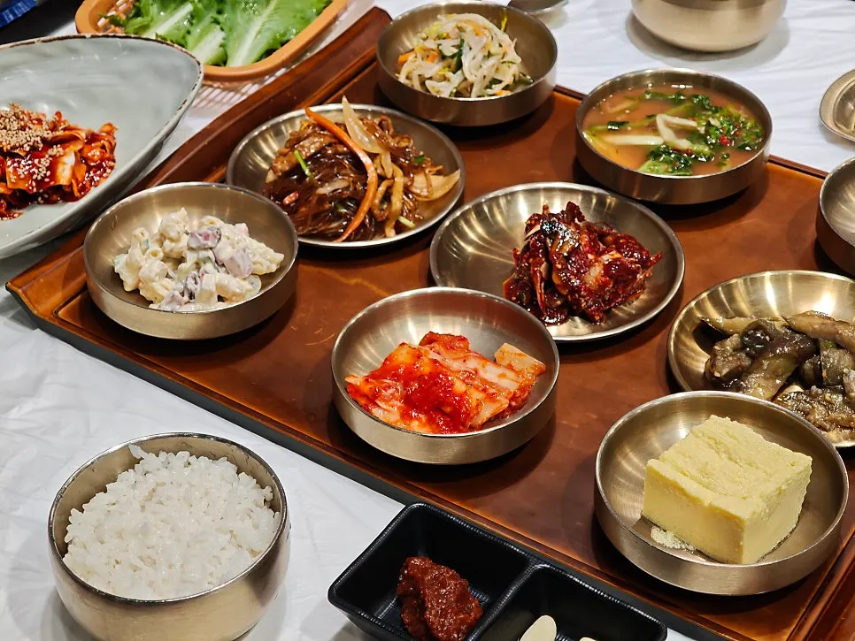 Yun Sikdang's grilled bulgogi set menu board