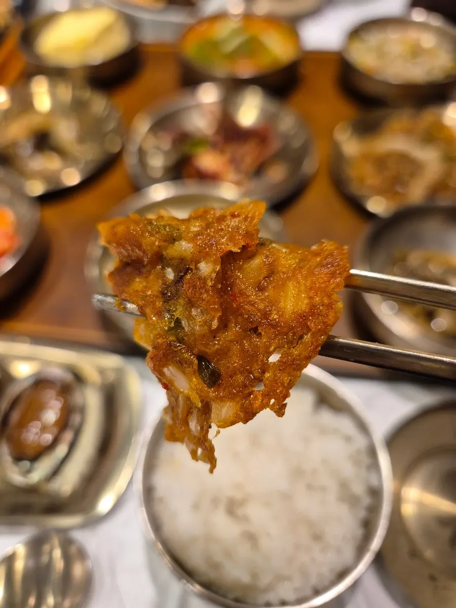 윤식당 전복장과 간고등어구이