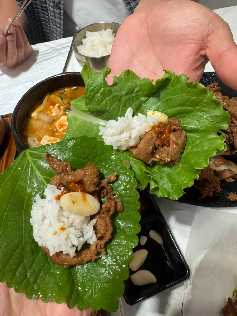A plate of smoky grilled bulgogi