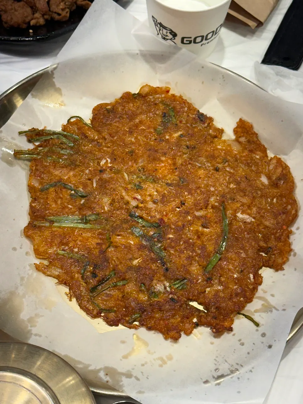 푸짐하게 완성된 석쇠불고기 한 상