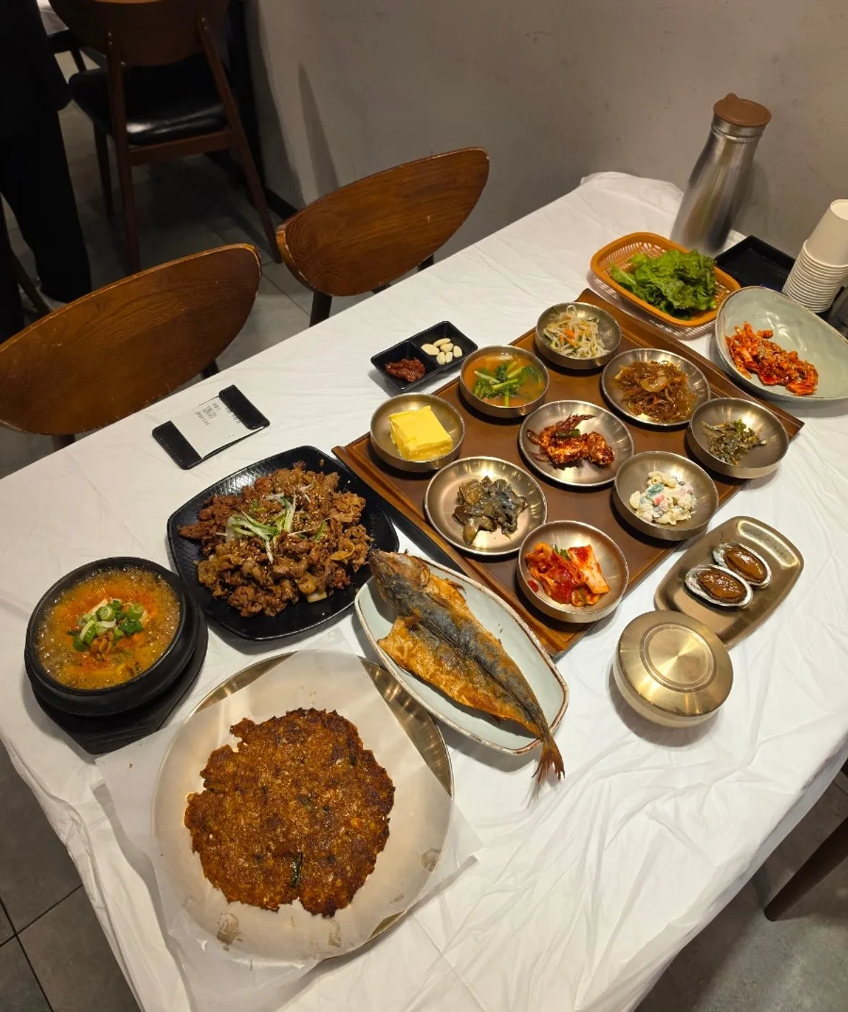 Grilled bulgogi set for two spread at Yun Sikdang