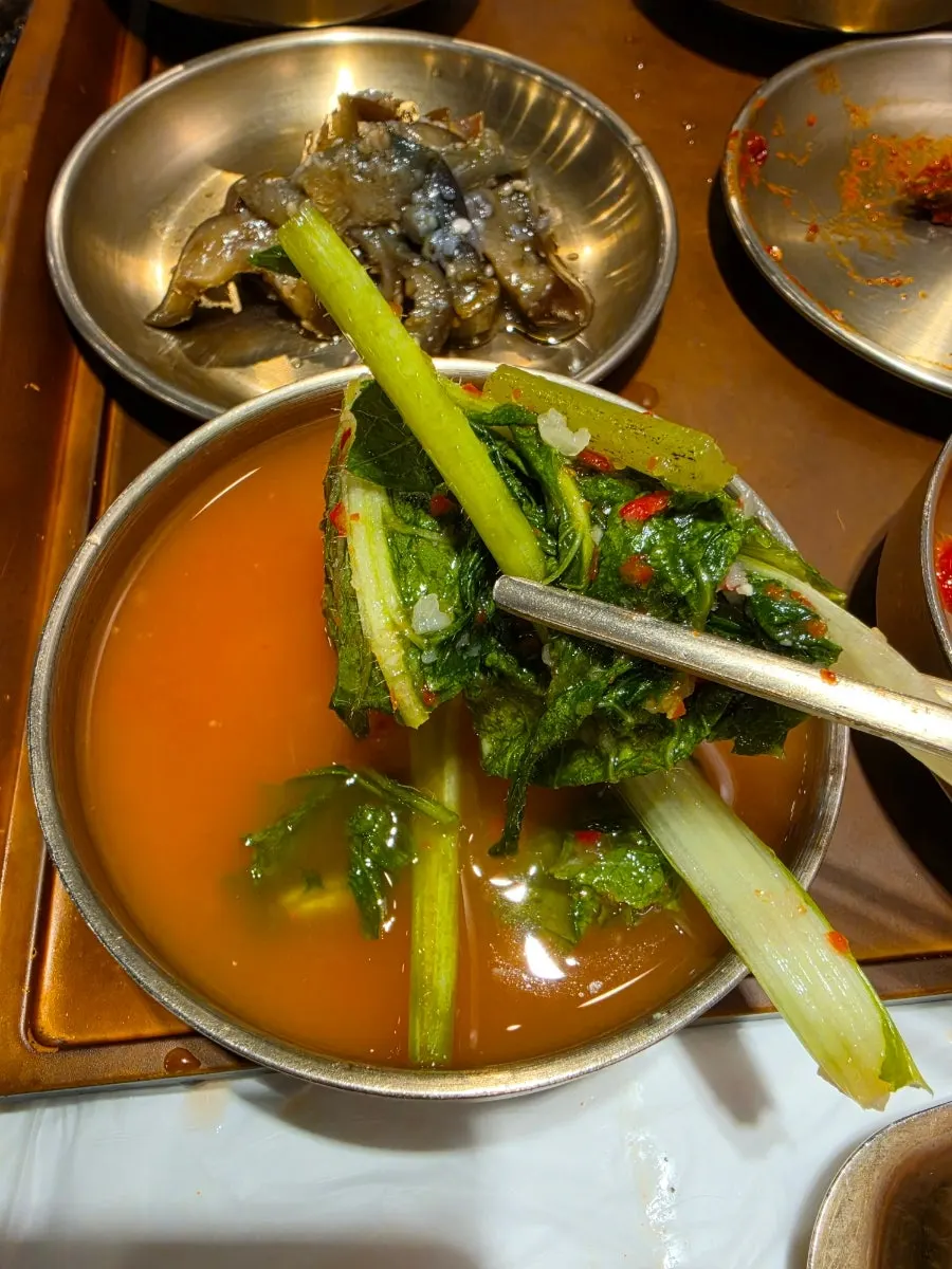 Spicy marinated crab with Sichuan pepper and steamed egg