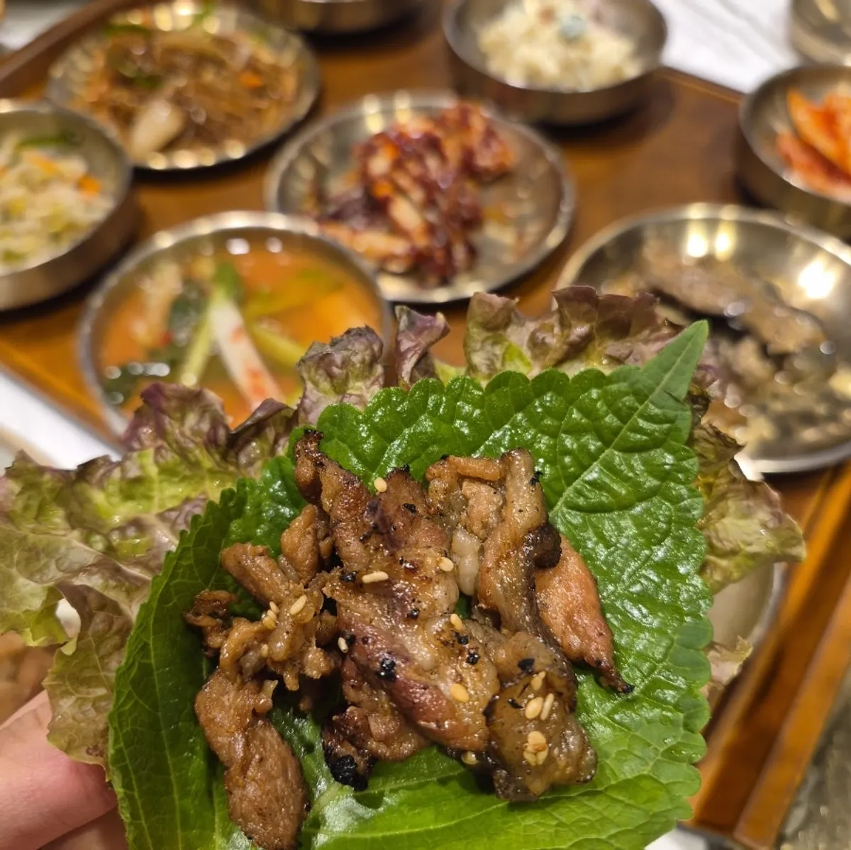 윤식당 석쇠불고기정식 한 상 차림